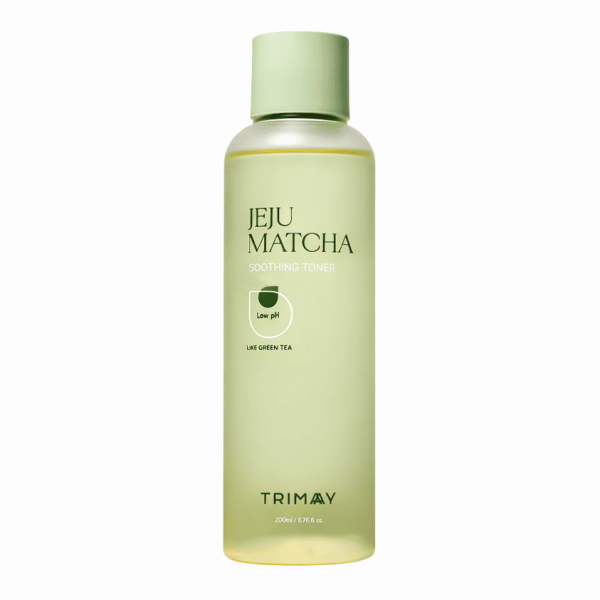 TRIMAY Слабокислотный тонер для лица с чаем матча Jeju Matcha Low pH Soothing Toner (200 мл)