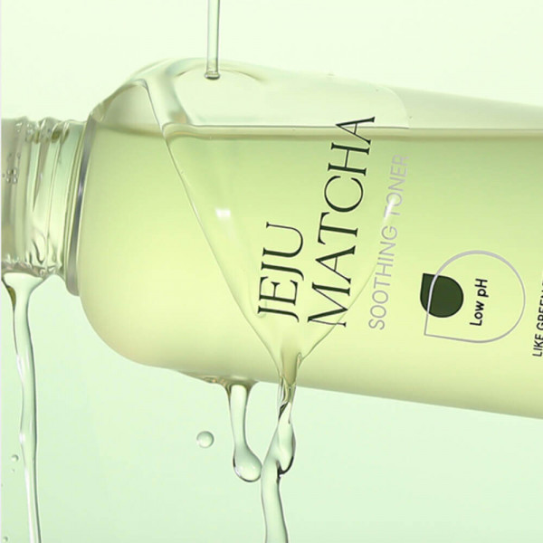 TRIMAY Слабокислотный тонер для лица с чаем матча Jeju Matcha Low pH Soothing Toner (200 мл)