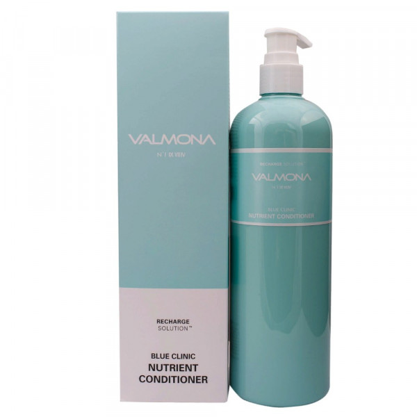 VALMONA Увлажняющий кондиционер для волос с морской водой Recharge Solution Blue Clinic Nutrient Conditioner (480 мл)