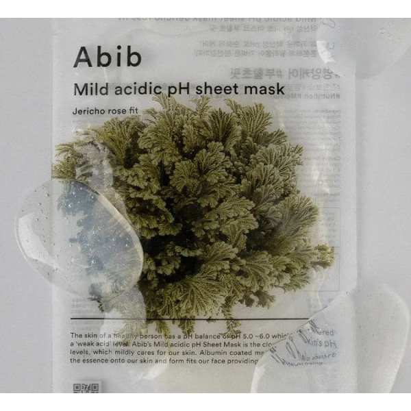 Abib Слабокислотная тканевая маска для лица с иерихонской розой Mild Acidic pH Sheet Mask Jericho Rose Fit (30 мл)