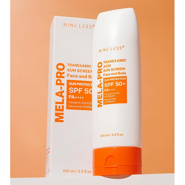 NINE LESS Солнцезащитный крем для лица с транексамовой кислотой MELA-PRO Tranexamic Acid Sun Screen (100 мл)