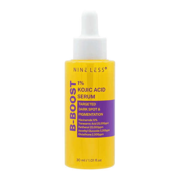 NINE LESS Осветляющая сыворотка для лица с коевой кислотой B-Boost 1% Kojic Acid Serum (30 мл)