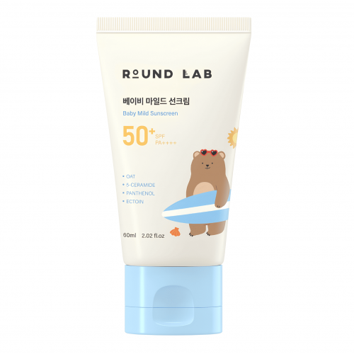 ROUND LAB Детский солнцезащитный крем для лица Baby Mild Sunscreen SPF50+ PA++++ (60 мл)