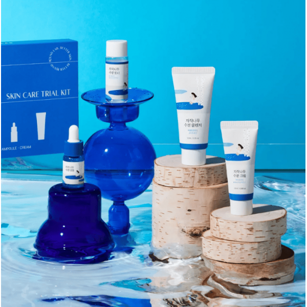 ROUND LAB Увлажняющий набор миниатюр для лица с березовым соком Birch Juice Trial Kit (30 мл + 2*20 мл + 10 мл)