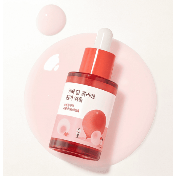 ROUND LAB Укрепляющая сыворотка для лица с коллагеном и экстрактом камелии Camellia Deep Collagen Firming Ampoule (30 мл)