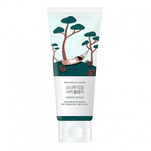 ROUND LAB Успокаивающая пенка для умывания с экстрактом сосны и центеллы Pine Calming Cica Cleanser (150 мл)