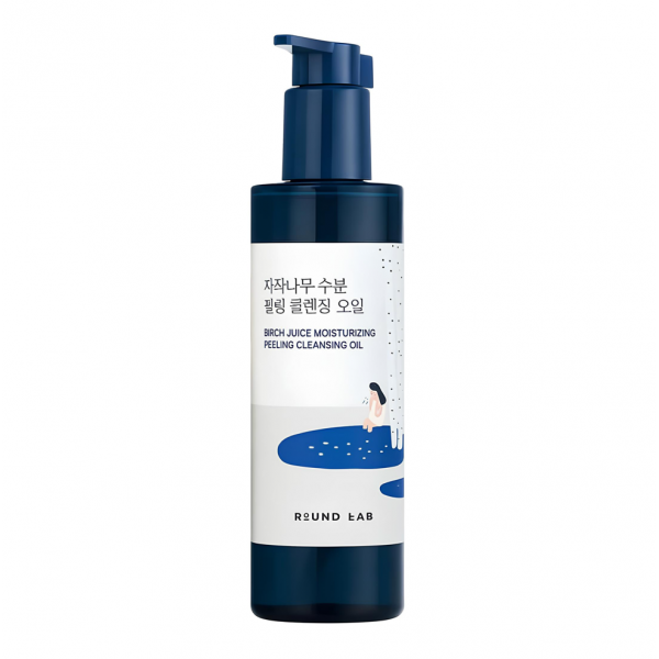 ROUND LAB Гидрофильное масло для очищения лица с березовым соком Birch Juice Moisturizing Peeling Cleansing Oil (200 мл)
