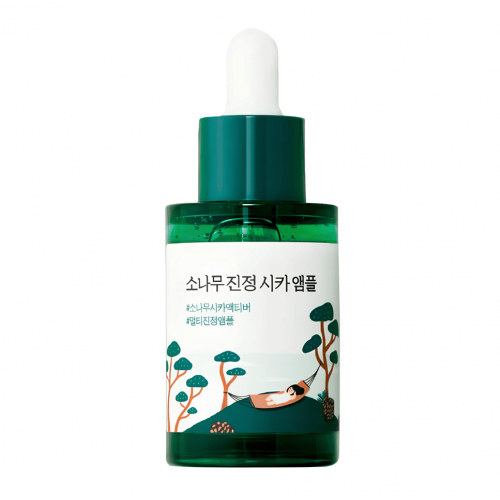 ROUND LAB Успокаивающая сыворотка для лица с экстрактами сосны и центеллы Pine Calming Cica Ampoule (30 мл)