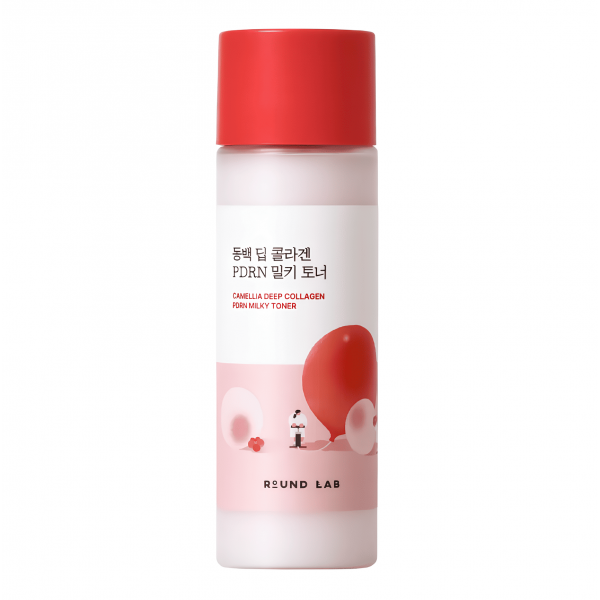 ROUND LAB Молочный тонер для лица с PDRN и экстрактом камелии Camellia Deep Collagen PDRN Milky Toner (150 мл)
