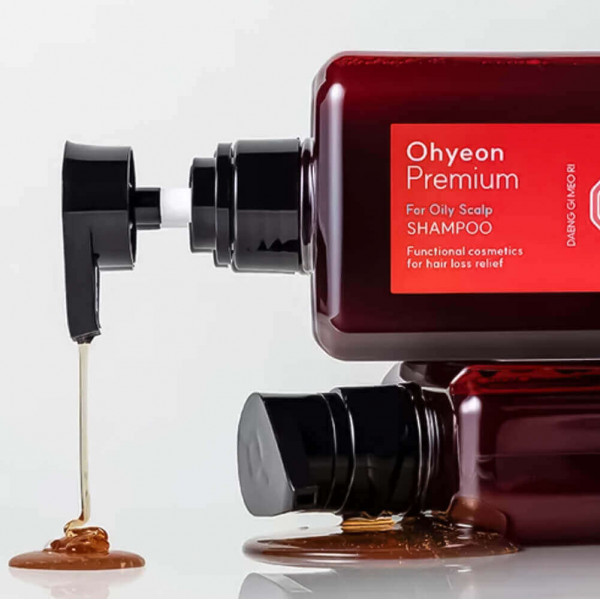DAENG GI MEO RI Укрепляющий шампунь для жирной кожи головы Ohyeon Premium For Oily Scalp Shampoo (500 мл)