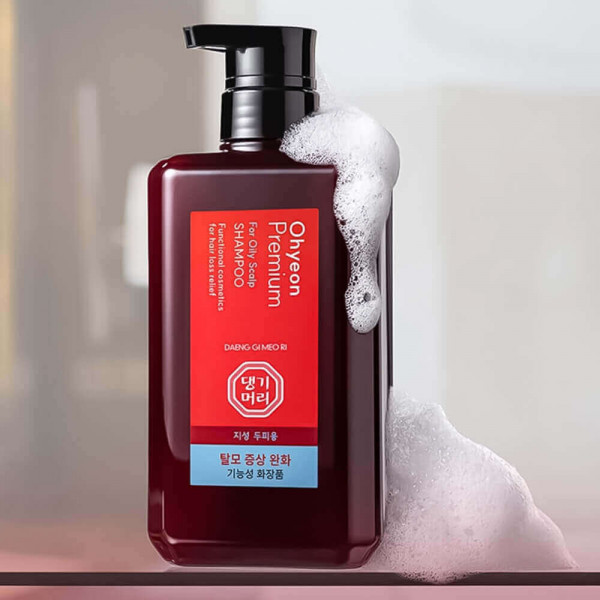 DAENG GI MEO RI Укрепляющий шампунь для жирной кожи головы Ohyeon Premium For Oily Scalp Shampoo (500 мл)
