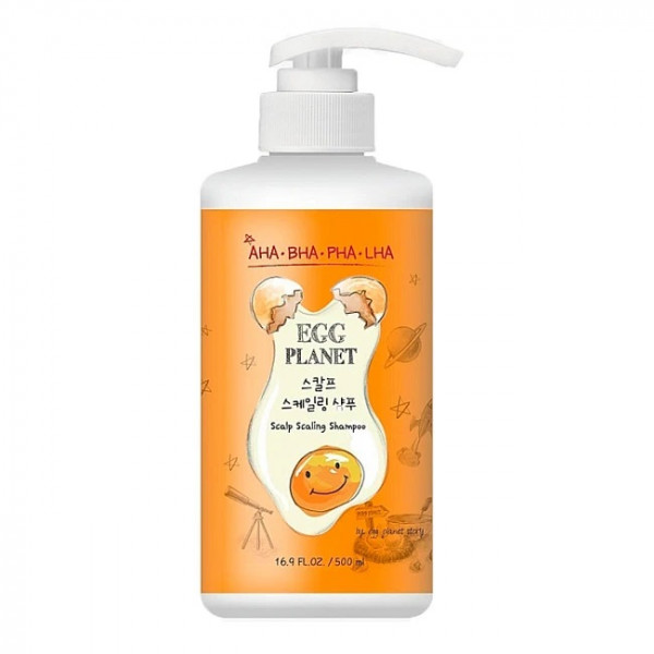 DAENG GI MEO RI Очищающий шампунь с кислотами и яичным желтком Egg Planet Scalp Scaling Shampoo (500 мл)