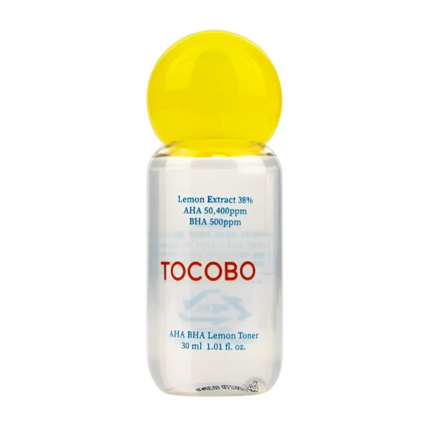 TOCOBO Отшелушивающий тонер для лица с кислотами и экстрактом лимона AHA BHA Lemon Toner (30 мл)