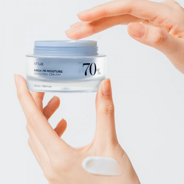 ANUA Увлажняющий крем для лица с березовым соком Birch 70% Boosting Cream Moisture (50 мл)