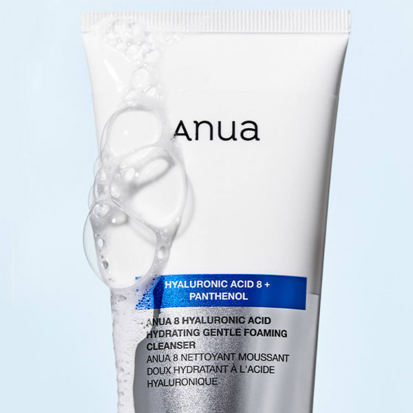 ANUA Мягкая пенка для умывания с гиалуроновой кислотой 8 Hyaluronic Acid Hydrating Gentle Foaming Cleanser (150 мл)