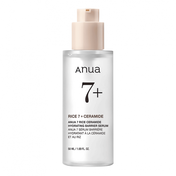 ANUA Сыворотка для сияния лица с экстрактом рисовых отрубей и керамидами Rice 7 Ceramide Hydrating Barrier Serum (50 мл)