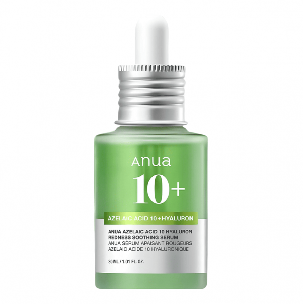 ANUA Успокаивающая сыворотка для лица с азелаиновой кислотой Azelaic Acid 10 Hyaluron Redness Soothing Serum (30 мл)