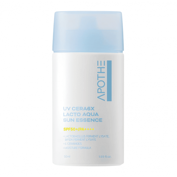 APOTHE Солнцезащитная эссенция для лица с комплексом керамидов UV Cera 6X Lacto Aqua Sun Essence SPF50+ PA++++ (50 мл)