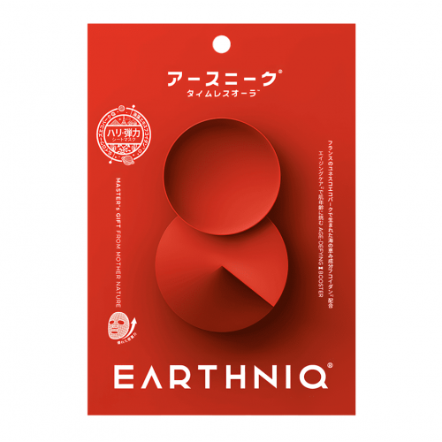 EARTHNIQ Антивозрастная тканевая маска для лица с экстрактом бурых водорослей Timeless Aura Antiaging Mask (25 мл)