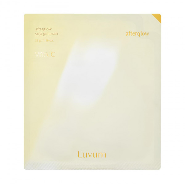 Luvum Осветляющая гидрогелевая маска для сияния кожи лица с юдзу Afterglow Yuja Gel Mask (33 г)
