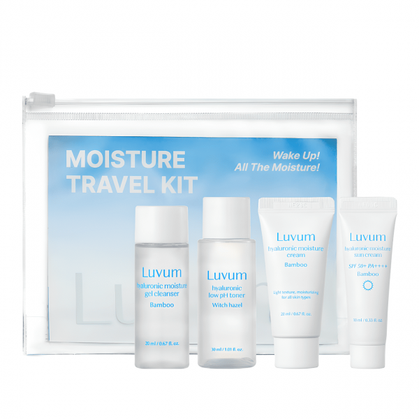 Luvum Дорожный набор для чувствительной кожи лица Moisture Travel Kit (2*20 мл + 30 мл + 10 мл)