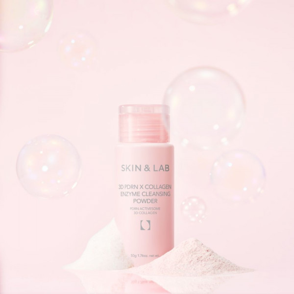 SKIN & LAB Мягкая энзимная пудра для лица с 3D-PDRN и коллагеном 3D PDRN X Collagen Enzyme Cleansing Powder (50 г)
