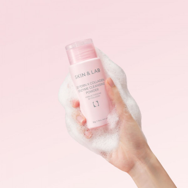 SKIN & LAB Мягкая энзимная пудра для лица с 3D-PDRN и коллагеном 3D PDRN X Collagen Enzyme Cleansing Powder (50 г)