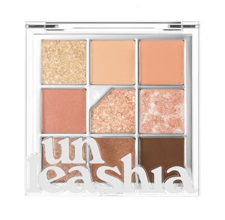 UNLEASHIA Палетка теней для век в коралловых оттенках №3 Glitterpedia Eye Palette №3. All of Coralpink (6,6 г)