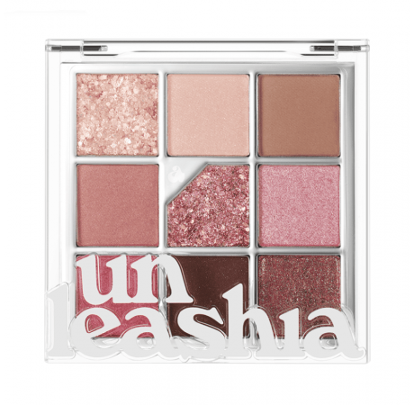 UNLEASHIA Палетка теней для век в розовых оттенках №5 Glitterpedia Eye Palette №5. All of Dusty Rose (7,6 г)