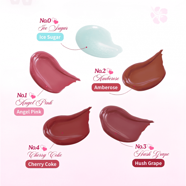 UNLEASHIA Глянцевый тинт для губ №3 "Приглушенный виноград" Tanghulu Glaze Tint No.3 Hush Grape (2,2 г)