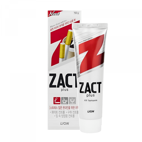 LION Отбеливающая зубная паста Zact Plus (150 г)