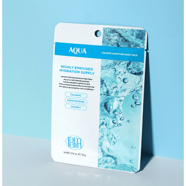 Lamelin Увлажняющая тканевая маска для лица Calming Moisture Mask Pack Aqua (23 г)