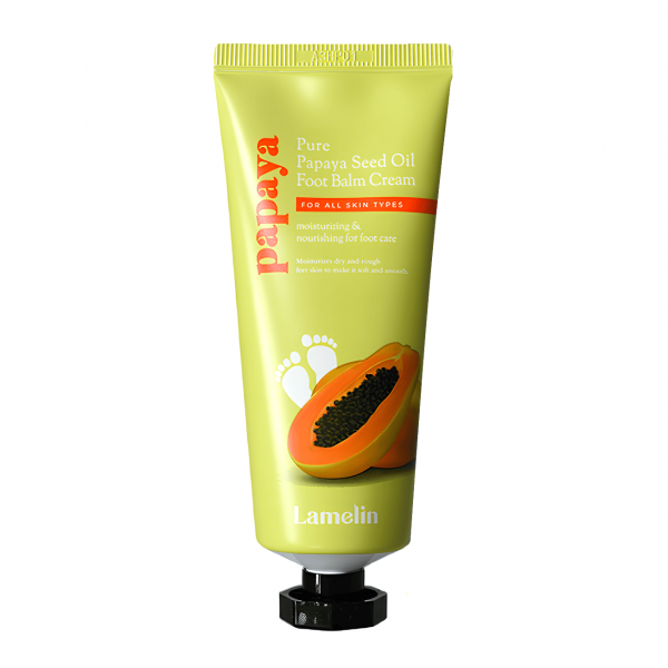 Lamelin Крем-бальзам для ног с маслом папайи Pure Papaya Seed Oil Foot Balm Cream (100 мл)