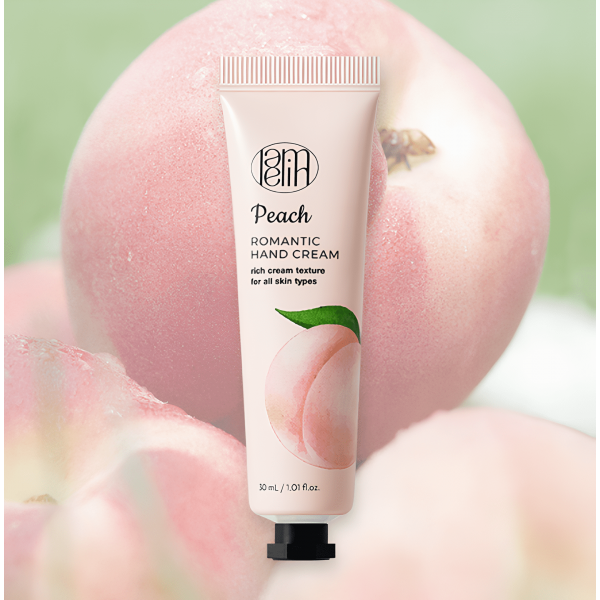Lamelin Крем для рук c экстрактом персика Romantic Hand Cream Peach (30 мл)