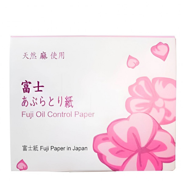 PRINSIA Японские матирующие салфетки для лица против жирного блеска Fuji Oil Control Sheet Paper (100 шт)