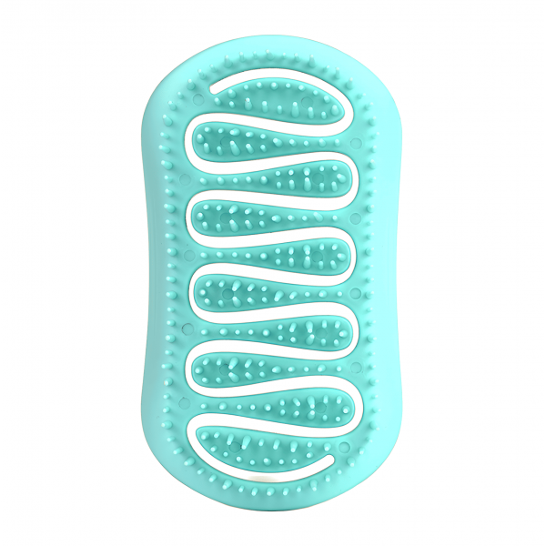SOLOMEYA Мини-расческа с ароматом жасмина для сухих и влажных волос Aroma Brush For Wet&Dry Hair Jasmine Mini (6 х 11 см)