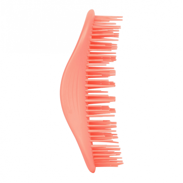 SOLOMEYA Мини-расческа с ароматом персика для сухих и влажных волос Aroma Brush For Wet&Dry Hair Peach Mini (6 х 11 см)