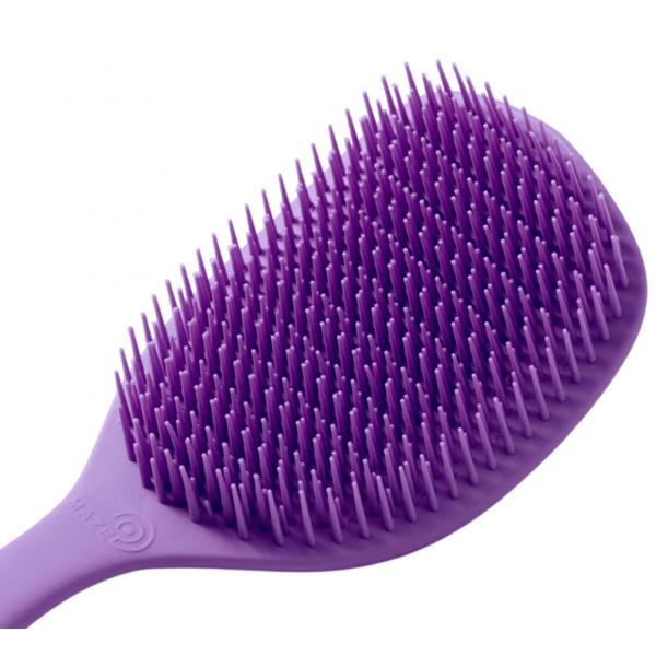 SOLOMEYA Расческа с ароматом лаванды для сухих и влажных волос Wet Detangler Brush Cushion Lavender (26 х 9 см)