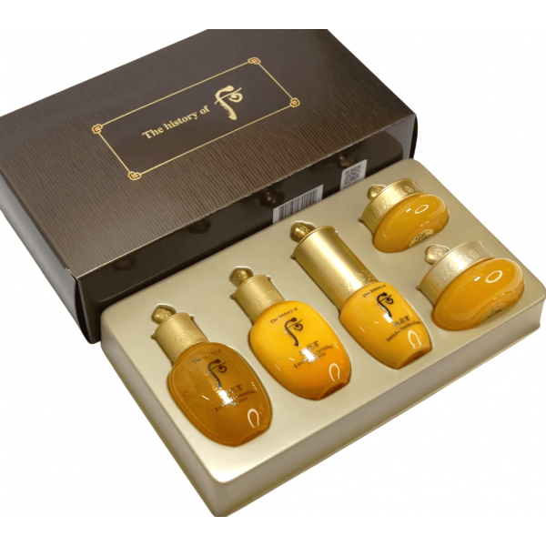 The History of Whoo Увлажняющий набор миниатюр для лица с экстрактом женьшеня GongJinHyang Special Gift Kit (2*20 мл + 2*10 мл + 4 мл)