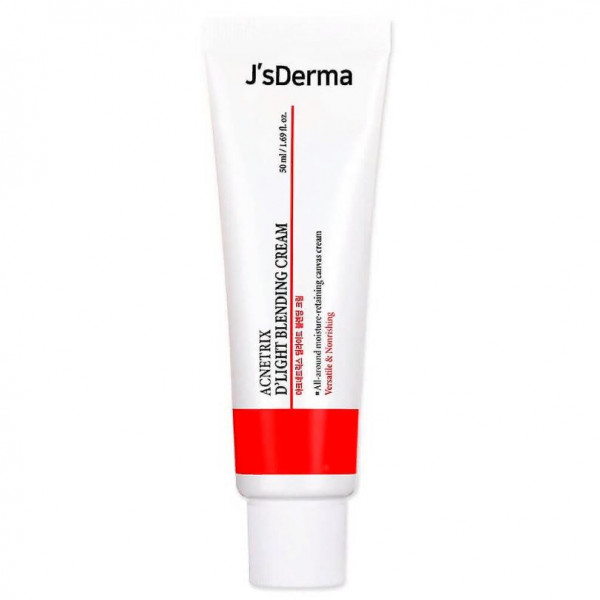 JsDerma Восстанавливающий крем для проблемной кожи лица Acnetrix D'Light Blending Cream (50 мл)