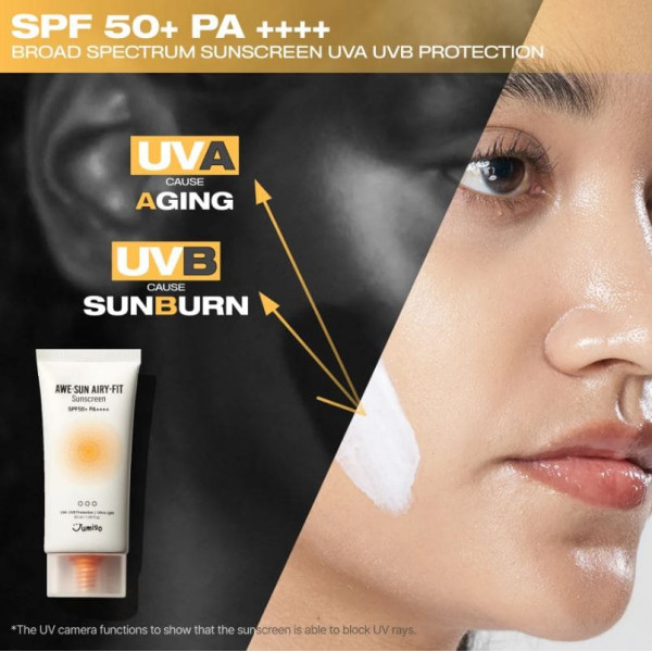 Jumiso Легкий солнцезащитный крем для лица Awesun Airy Fit Sunscreen SPF50+ PA ++++ (50 мл)