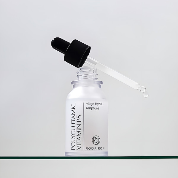 RODA ROJI Интенсивно увлажняющая сыворотка для лица с пантенолом Polyglutamic Vitamin B5 Mega Hydra Ampoule (30 мл)