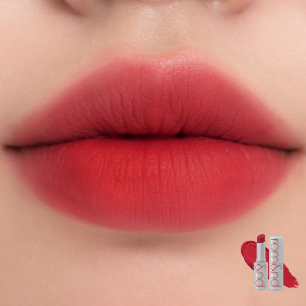 Rom&Nd Матовая помада для губ "Ярко-красный" Zero Matte Lipstick 17 Red Heat (3 г)