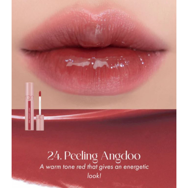 Rom&Nd Стойкий глянцевый тинт для губ "Очищающий Ангду" Juicy Lasting Tint 24. Peeling Angdoo (5,5 г)