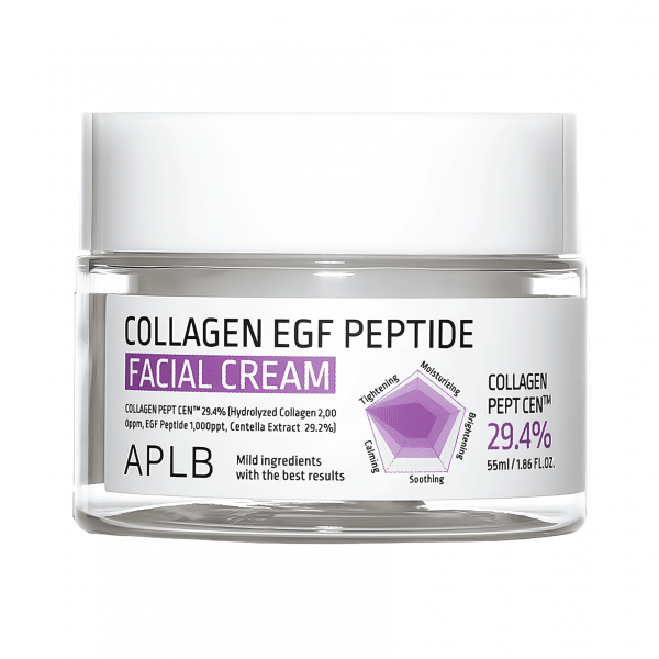 APLB Восстанавливающий крем для лица с коллагеном и пептидами Collagen EGF Peptide Facial Cream (55 мл)