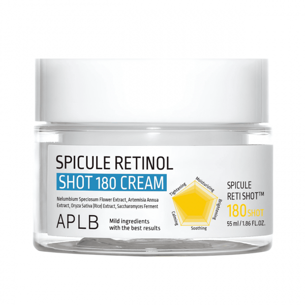 APLB Обновляющий крем для лица со спикулами и ретинолом Spicule Retinol Shot 180 Cream (55 мл)