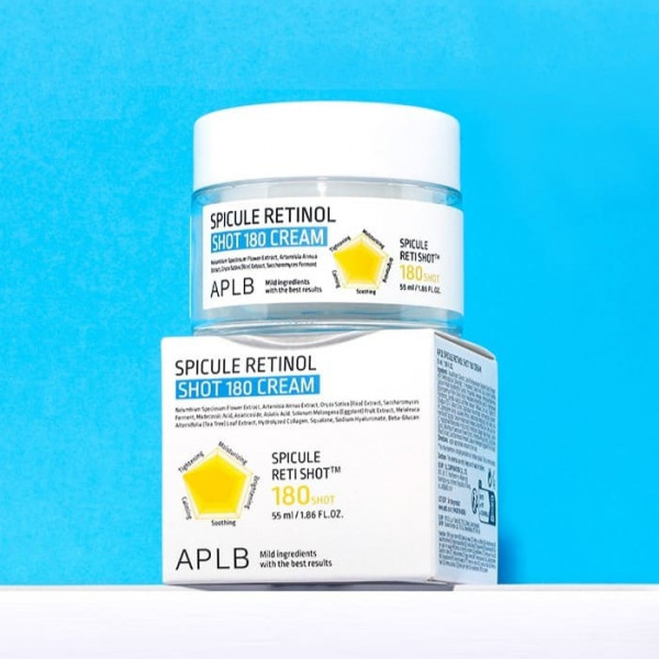 APLB Обновляющий крем для лица со спикулами и ретинолом Spicule Retinol Shot 180 Cream (55 мл)