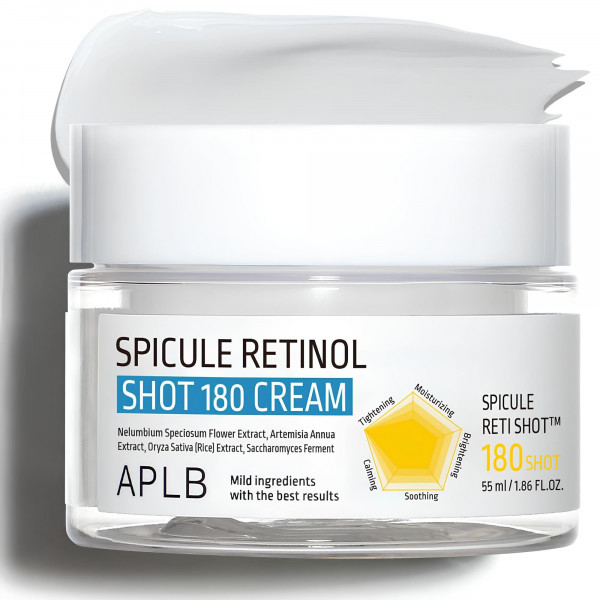 APLB Обновляющий крем для лица со спикулами и ретинолом Spicule Retinol Shot 180 Cream (55 мл)