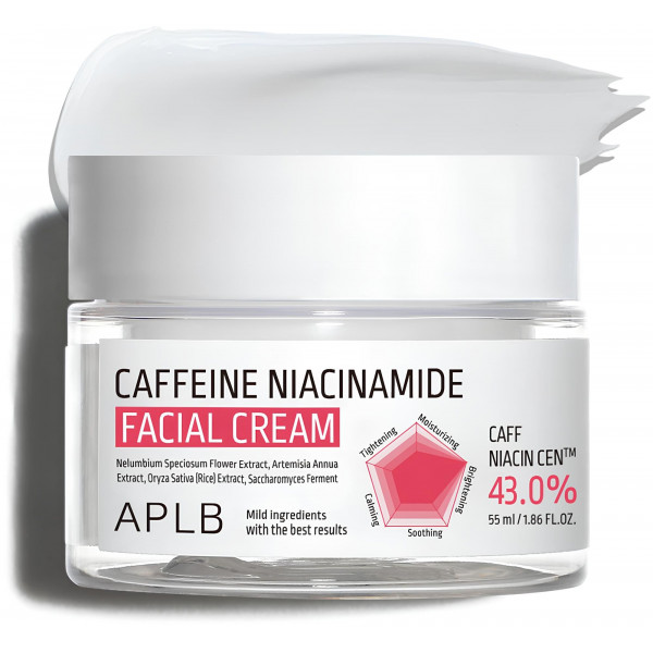 APLB Тонизирующий крем для лица с кофеином и ниацинамидом Caffeine Niacinamide Facial Cream (55 мл)