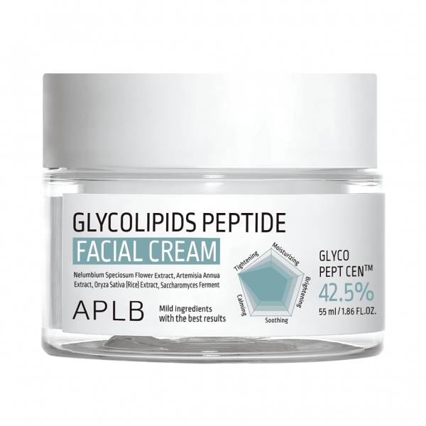 APLB Восстанавливающий крем для лица с гликолипидами и пептидами Glycolipids Peptide Facial Cream (55 мл)